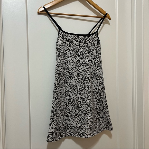 H&M - Leopard Print - A-Line Mini Dress - Women’s S - Picture 4 of 8